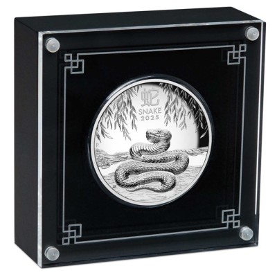 Serpente Lunare - Moneta d'argento da collezione da 5 Oz.