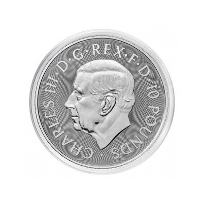 Miti e Leggende - Merlino - Moneta d'argento da investimento da 10 Oz.