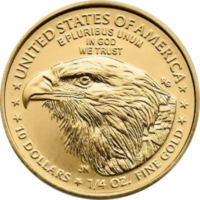 Aquila americana (2025) - Moneta d'oro da 1/4 di oncia