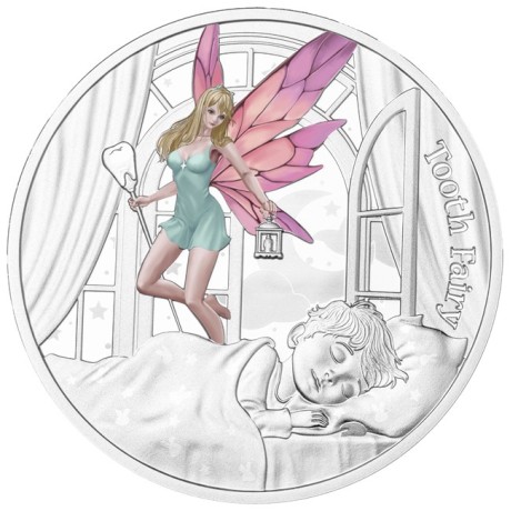 Fata dei denti - Moneta d'argento da collezione da 1 oz.