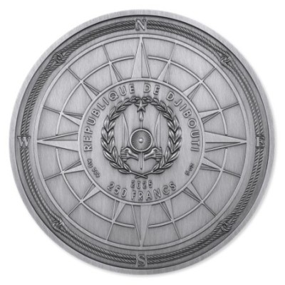Marco Polo - 5 Oz - moneta d'argento dorata da collezione