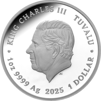 Serpente tigre australiano - Moneta da collezione d'argento da 1 Oz.