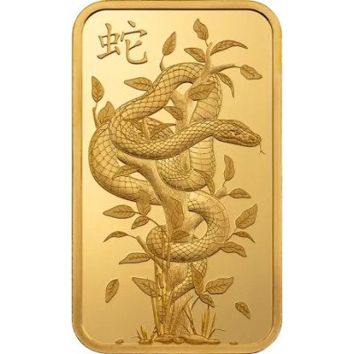 Pamp, Leggenda Lunare Serpente Bianco - 1 Oz - lingotto d'oro da investimento
