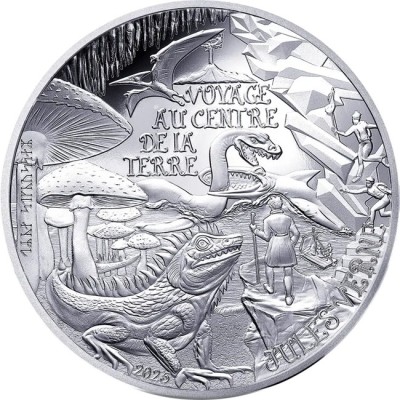 Jules Verne - 88,8g - serie di monete da collezione proof