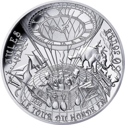 Jules Verne - 88,8g - serie di monete da collezione proof