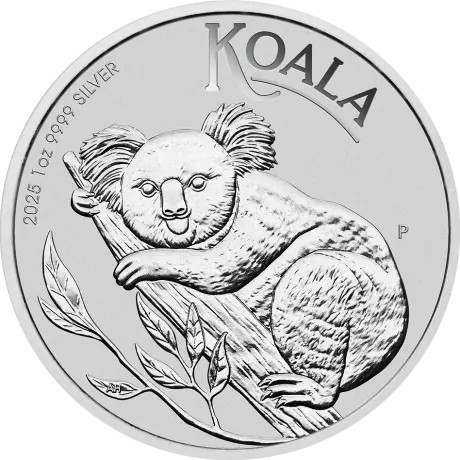 Koala (2025) - Moneta d'argento da investimento da 1 Oz.