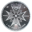 Croce di Malta (2025) - 1 Oz - moneta d'argento da investimento
