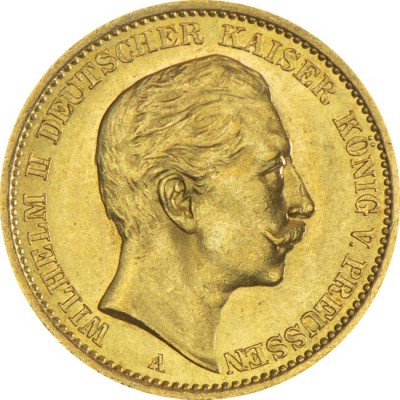 Impero tedesco 20 marchi - 7,96 g - moneta d'oro da investimento