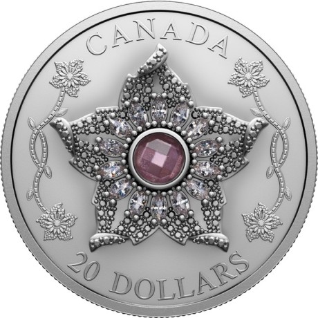 Williamson Diamond Brooch - 1 Oz - moneta d'argento da collezione (consegna 17.4.2025)