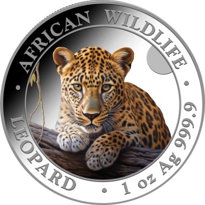Leopardo 2025 - Moneta da collezione d'argento da 1 Oz