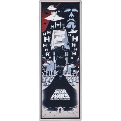 Star Wars: L'Impero colpisce ancora - Moneta da collezione d'argento da 3 Oz.