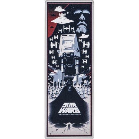Star Wars: L'Impero colpisce ancora - Moneta da collezione d'argento da 3 Oz.