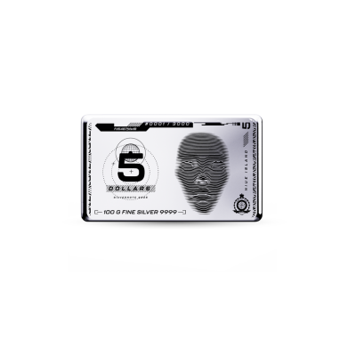 Silvernote 2025 - 100 g - lingotto d'argento da investimento (Coinbar)