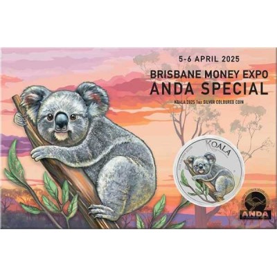 Koala (2025) - Moneta da collezione d'argento da 1 Oz