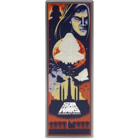 Star Wars: La vendetta dei Sith - Moneta da collezione d'argento da 3 once