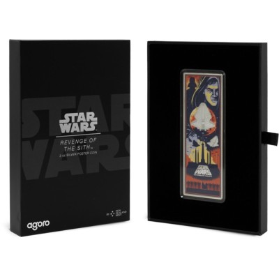 Star Wars: La vendetta dei Sith - Moneta da collezione d'argento da 3 once