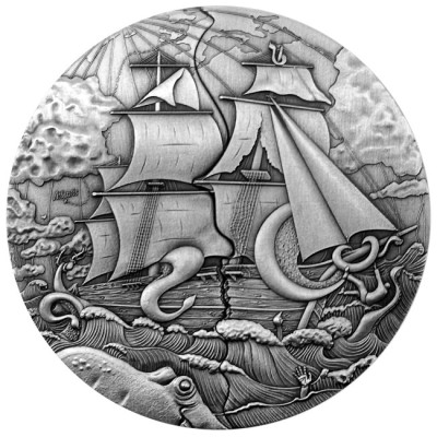Atlantis - Moneta da collezione d'argento da 5 once (consegna 30.5.2025)