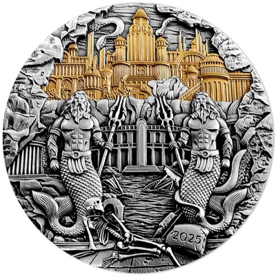 Atlantis - Moneta da collezione d'argento da 5 once (consegna 30.5.2025)