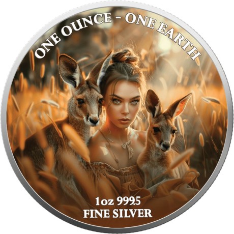 Terra - 1 Oz - Australia - Moneta d'argento da collezione