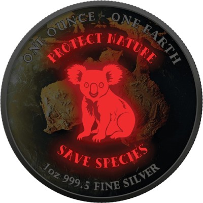 Terra - 1 Oz - Australia - Moneta d'argento da collezione
