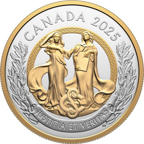 Giustizia e Verità - Moneta da collezione d'argento da 1 Oz