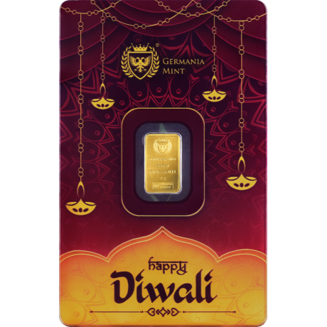 Germania Mint Diwali - 1g - lingotto d'oro da investimento (consegna 5.9.2025)