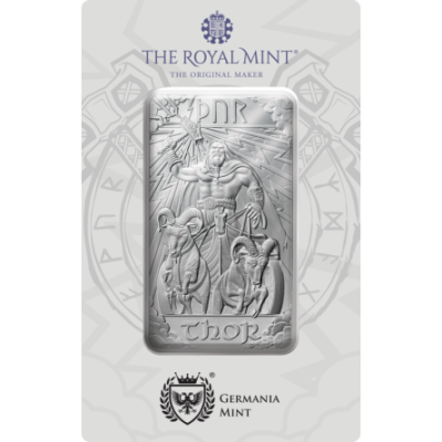 Divinità norrene - Thor - 10 Oz - lingotto d'argento da investimento