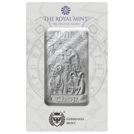 Divinità norrene - Thor - 10 Oz - lingotto d'argento da investimento
