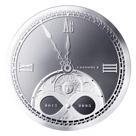 Chronos (2025) - Moneta da investimento d'argento da 1 Oz