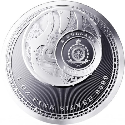 Chronos (2025) - Moneta da investimento d'argento da 1 Oz