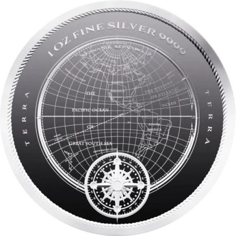 Terra (2025) - Moneta da investimento d'argento da 1 Oz (consegna 18.9.2025)