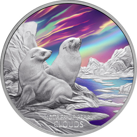 Nuvole di Madreperla - Moneta da collezione d'argento da 1 Oz.