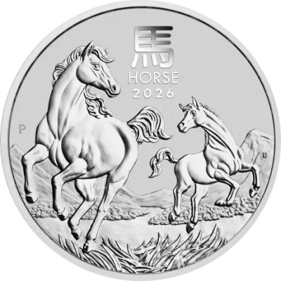 Cavallo Lunare (2026) - 1KG - moneta d'argento da investimento