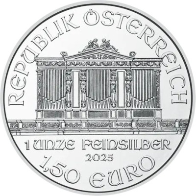 Wiener Philharmoniker (2025) - 1 Oz - moneta d'argento da investimento