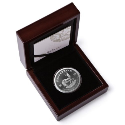 Krugerrand (2025) - 2 Oz - moneta d'argento proof da collezione