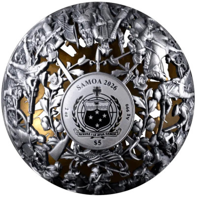 Rivoluzione e Libertà - Moneta da collezione d'argento da 2 Oz (consegna 20.11.2025)