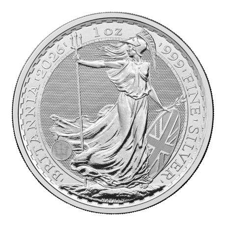 Britannia (2026) - Moneta d'argento da investimento da 1 Oz.