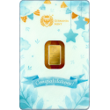 Zecca di Germania - Nascita di un bambino (maschio) - 1 g - lingotto d'oro