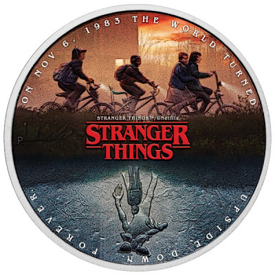 Stranger Things (2026) - Moneta da collezione d'argento da 1 Oz