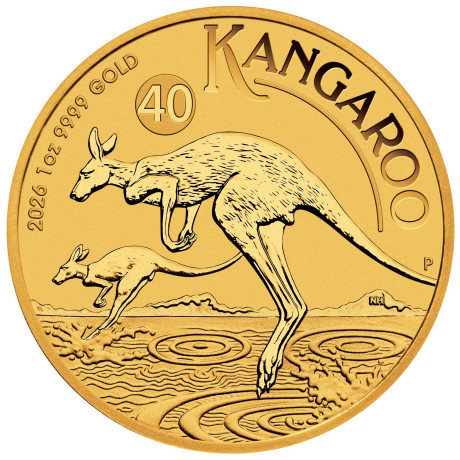 Canguro australiano (2026) - Moneta d'oro da 1 Oz