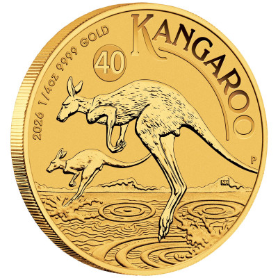 Canguro australiano (2026) - 1/4 Oz - moneta d'oro da investimento