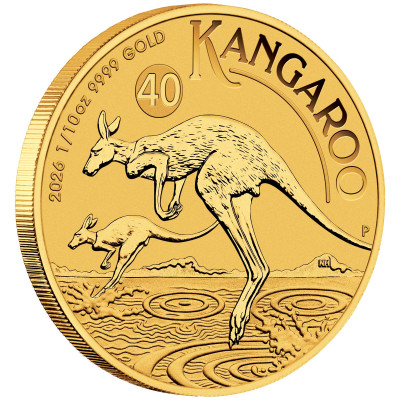 Canguro australiano (2026) - 1/10 Oz - moneta d'oro da investimento