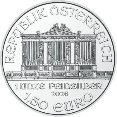 Wiener Philharmoniker (2026) - 1 Oz - moneta d'argento da investimento