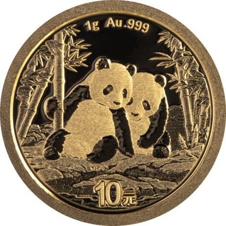 Panda (2026) - 1g - moneta d'oro da investimento