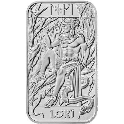 Divinità nordiche - Loki - 1 Oz - lingotto d'argento da investimento
