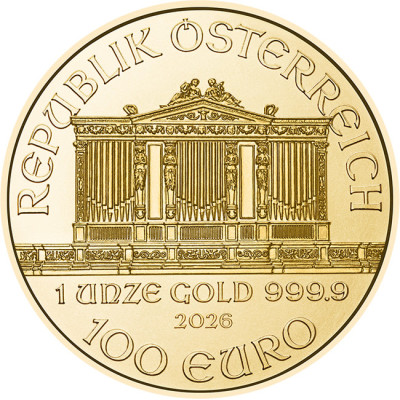 Wiener Philharmoniker (2026) - 1 Oz - moneta d'oro da investimento