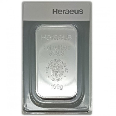 Argor-Heraeus 100 g - Lingotto d'argento da investimento