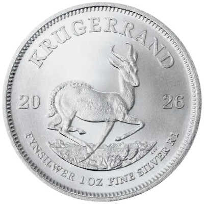 Krugerrand (2026) - 1 Oz - moneta d'argento da investimento