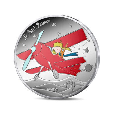 Piccolo Principe - Aereo - 22,5g - moneta d'argento da collezione proof