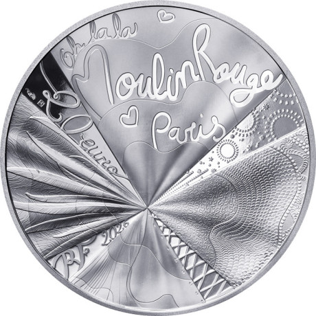 Moulin Rouge (2026) - Moneta da collezione d'argento da 1 Oz.